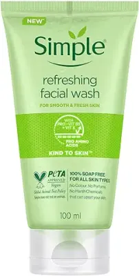 3. Simple Kind To Skin Refreshing Facial Wash 100 ml
