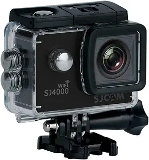 1. SJCAM SJ4000 WiFi 12MP Optical Full HD WiFi Sports Action Camera 170°Wide FOV 30M Waterproof DV Camcorder, Black