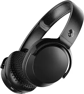 8. Skullcandy Riff 2 On-Ear Wireless Headphones, 34 Hr Battery, Microphone, Works with iPhone Android and Bluetooth Devices - Black