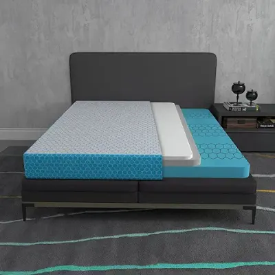 7. SleepyHug AirCell Ortho Luxe 5 inch Orthopedic Mattress, CoolFlow Memory Foam Mattress with Honeycomb Grid, Perfect for Double Bed, Provides Back Pain Relief, Firm Yet Soft, Removable Cover (72x48x5)