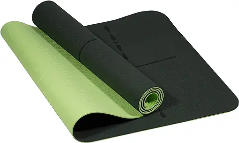 Buy Anti-Skid 6 Feet Long Thick Yoga Mat (Green, 4mm) at Best