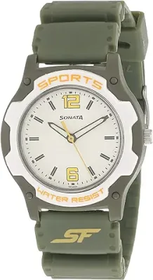 12. Sonata White Dial Analog watch For Men-NR7921PP15