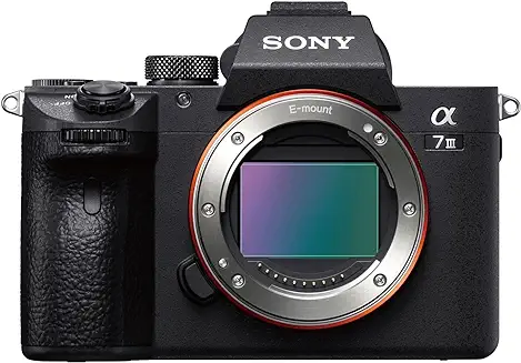 5. Sony Alpha ILCE-7M3 Full-Frame 24.2MP Mirrorless Digital SLR Camera Body (4K Full Frame, Real-Time Eye Auto Focus, 4K Vlogging Camera, Tiltable LCD, Low Light Camera) - Black