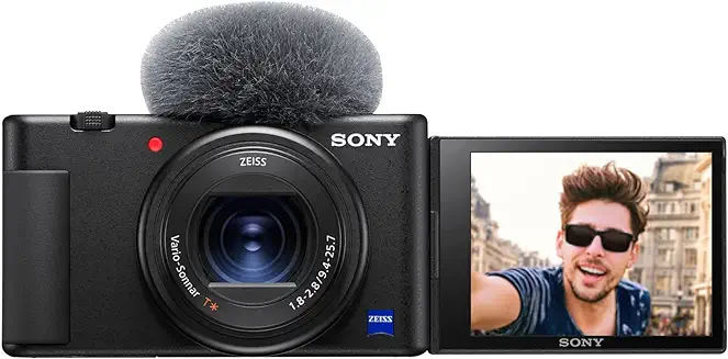 7. Sony Digital Vlog Camera ZV-1 Only (Compact, Video Eye AF, Flip Screen, in-Built Microphone, 4K Vlogging Camera for Content Creation) - Black