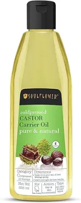 5. Soulflower Organic Castor Hair Oil Hair Growth