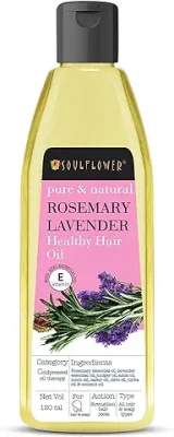 1. Soulflower Rosemary Lavender Hair Oil For Healthy Hair