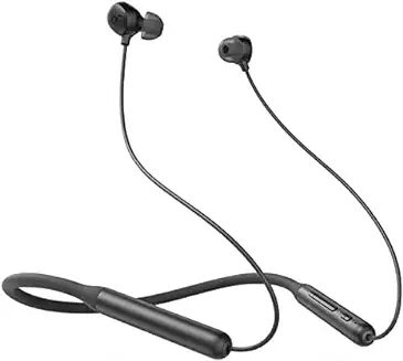 4. Soundcore Life U2i Bluetooth Neckband, Patented BassUp Technology, IPX5 Water-Resistant, AI-Enhanced Calls, Bluetooth 5.3 Quick Connectivity, 20H Playtime, Foldable and Lightweight, Black Colour