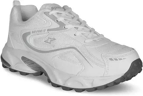 12. Sparx Men SM-171 White Running Shoes