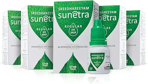 10. Sreedhareeyam Ayurveda Sunetra Regular Herbal Eyedrops