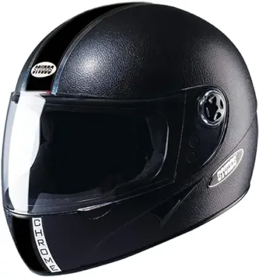 5. Studds Chrome Eco Full Face Helmet- Black (L), Motorcycling