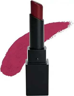 SUGAR Cosmetics - Nothing Else Matter - Longwear Matte Lipstick - 14 Red Herring (Raspberry Pink, Reddish Pink) - 3.2 gms