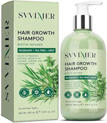 1. Svvimer Rosemary Hair Growth Shampoo