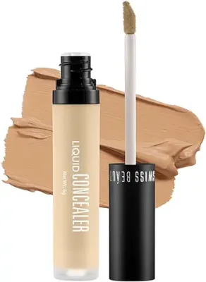 1. Swiss Beauty Liquid Light Weight Concealer With Full Coverage