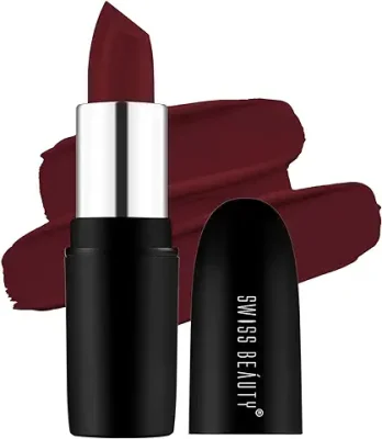 Swiss Beauty Pure Matte Lipstick, Shade-229, 3.8g