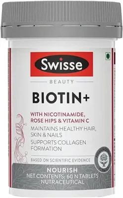 9. Swisse Biotin+ Boosts Keratin Levels