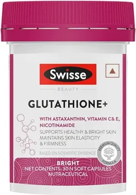 5. Swisse Glutathione+ Manufactured In Australia