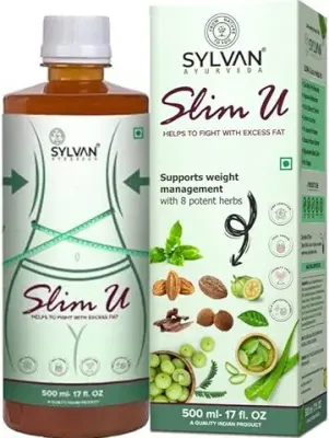6. Sylvan SlimU Fat Burner Juice I Weight Loss Drink - Natural Ayurvedic Remedy helps for Weight Management