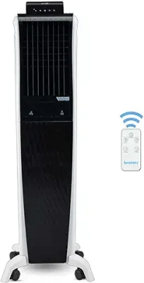 9. Symphony Diet 3D 55i+ Portable Tower Air Cooler For Home with 3-Side Honeycomb Pads