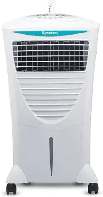 13. Symphony Hicool i Personal Air Cooler For Home with Remote with Honeycomb Pad, Powerful Blower, i-Pure Technology and Low Power Consumption (31L, White)