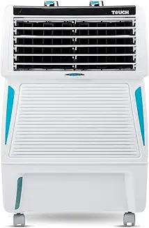 15. Symphony Touch 20 Personal Air Cooler for Home with Honeycomb Pads, Powerful Blower, i-Pure Technology and Removable Tank (20L, White)