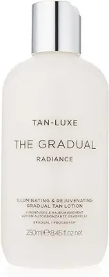 6. TAN-LUXE The Gradual Radiance - Illuminating & Rejuvinating Gradual Tan Lotion, 250ml - Cruelty & Toxic Free