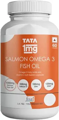 5. TATA 1mg Salmon Omega 3 Fish Oil 1000mg