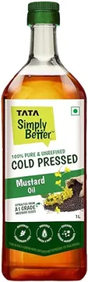 5. Tata Simply Better Pure and Unrefined Cold Pressed Mustard Oil