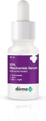 3. The Derma Co 10% Niacinamide Face Serum For Acne Marks & Acne Prone Skin For Unisex, 10ml