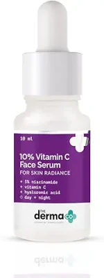 9. The Derma Co 10% Vitamin C Face Serum with Vitamin C, 5% Niacinamide & Hyaluronic Acid for Skin Radiance - 10ml
