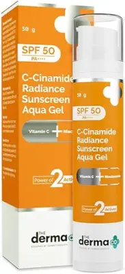 2. The Derma Co C-Cinamide Sunscreen SPF 50 Aqua Gel
