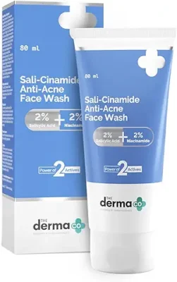 10. The Derma Co Sali-Cinamide Anti-Acne Face Wash
