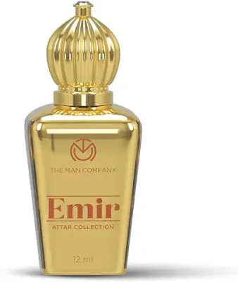 2. The Man Company 100% Alcohol-Free Attar Perfume for Men - Farid Emir Collection | Premium Long Lasting Fragrance | 35% Highly Concentrated Perfume Oil