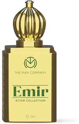 1. The Man Company 100% Alcohol-Free Attar Perfume for Men - Qayadat Emir Collection | Premium Long Lasting Fragrance | 35% Highly Concentrated Perfume Oil