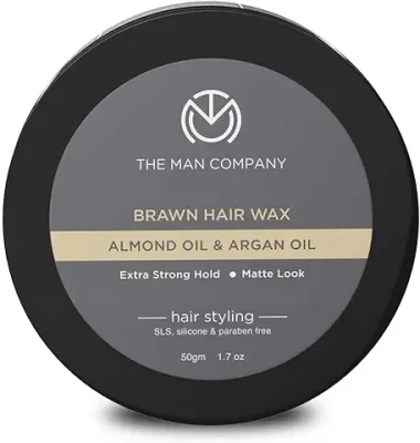 8. The Man Company Brawn Extra Stronghold Hair Wax for Men
