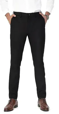 6. The Pant Project Luxury PV Lycra Stretchable Formal Pants for Men