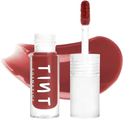 3. Tint Cosmetics 2.5ml Brick Red Lipgloss