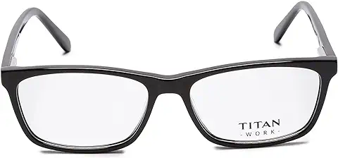 1. Titan Full Rim Rectangular Men's Spectacle Frame - (TR1204A1A1|50)