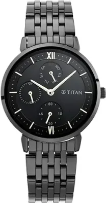 9. Titan Neo Analog Black Dial Women's Watch-NP2652NM01/NP2652NM01