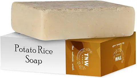 5. TNW-THE NATURAL WASH Handmade Potato Rice Soap Reduces Tanning & Pigmentation-Reduce Dark Spots-Minimizes Open Pores-Removes Impurities For Oily Skin with Potato, Rice, Papaya- 100 g