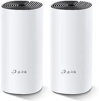 8. TP-Link Deco M4 Dual_Band Whole Home Mesh Wi-Fi System, Seamless Roaming and Speedy (AC1200) Mbps, Work with Amazon Echo/Alexa, Router and Wi-Fi Booster, Parent Control Router, Pack of 2, White