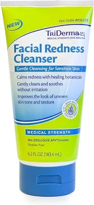 7. TriDerma Facial Redness Cleanser Face Wash