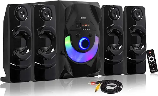 2. TRONICA BT555 4.1 Home Theater System With Bluetooth/FM/USB/Aux/TV Support & Remote Control Home Dj Night