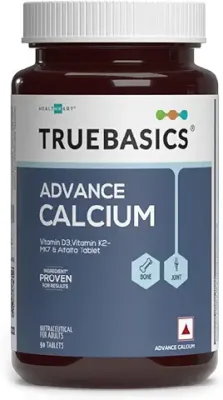 7. TrueBasics Advance Calcium Tablets for Women and Men