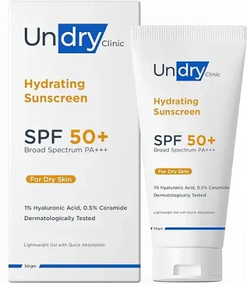 4. Undry Hydrating Sunscreen for Dry Skin