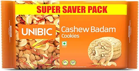 5. UNIBIC FOODS Cashew Badam Cookies, 500 g