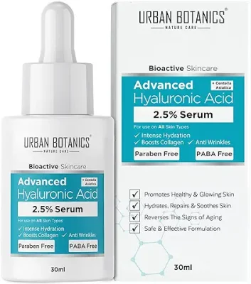 4. UrbanBotanics 2.5% Hyaluronic Acid Serum