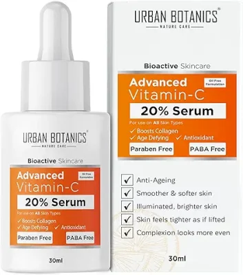 15. UrbanBotanics Men & Women Advanced Vitamin C Face Serum
