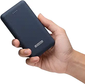 8. URBN 20000 mAh Li-Polymer Ultra Compact Power Bank | 12W Fast Charge | Dual USB Output | Type C & Micro Input Only | Pocket Size | Made in India (Blue)