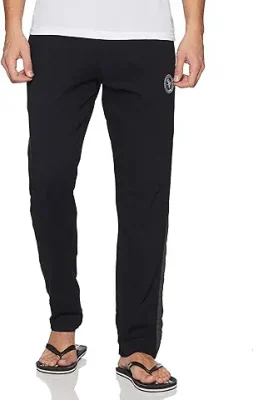 Jockey 9510 Men's Super Combed Cotton Rich Slim Fit Trackpants with Side  and Back Pockets