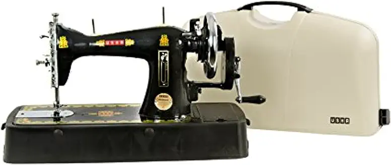 8. USHA Bandhan Composite Manual Sewing Machine With Cover, Black